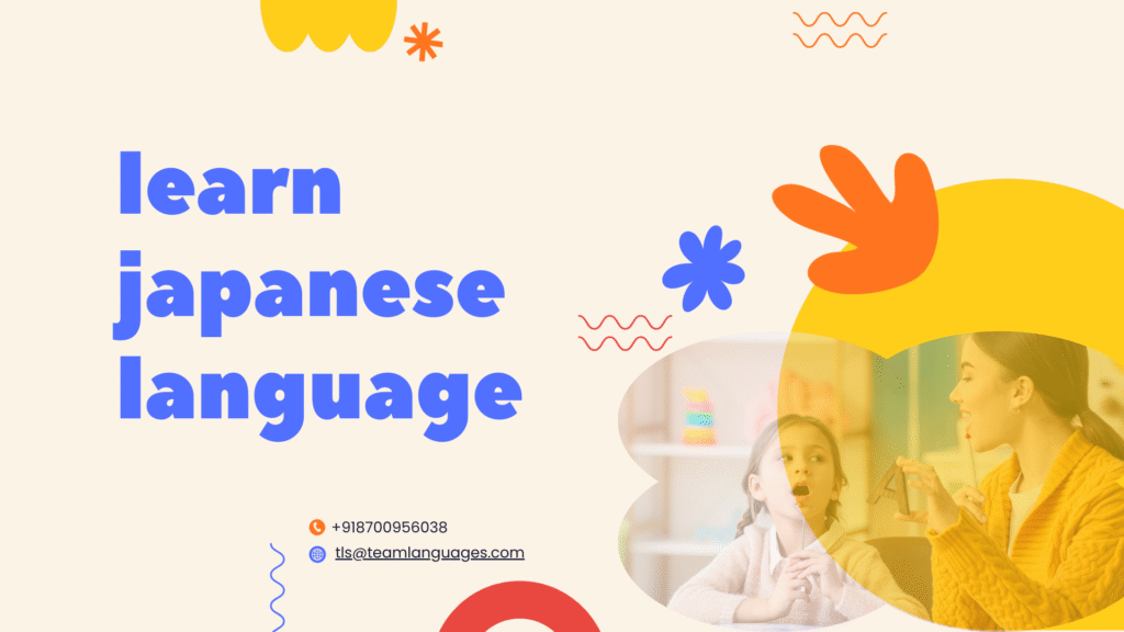 Easy way to learn japanese language
