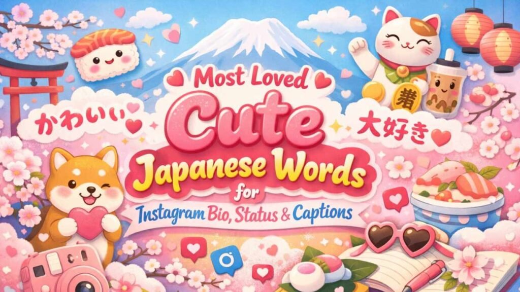 Cute Japanese Words