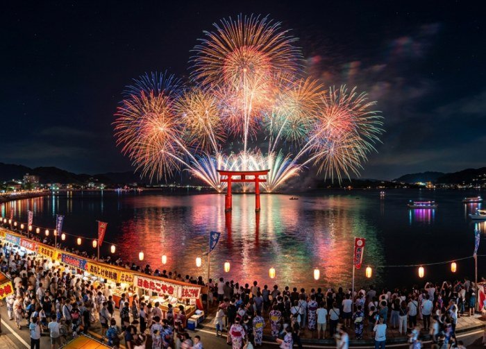 Hanabi Festival in Japan